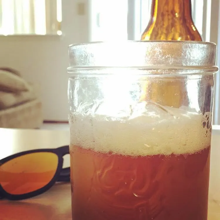 Archive photograph of a homebrewed Double IPA from the Waters Brewer era · 2016