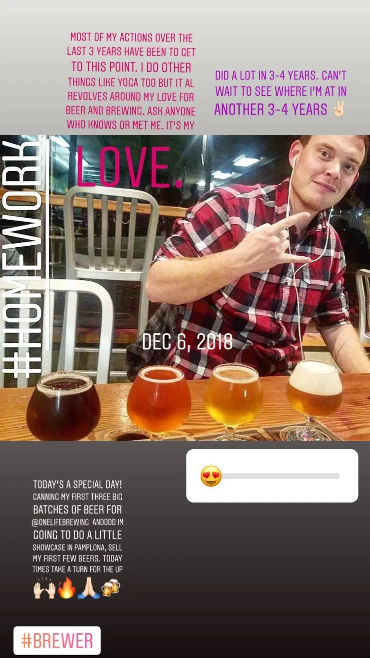 Archive story capture announcing the first three big batches on canning day · 2019
